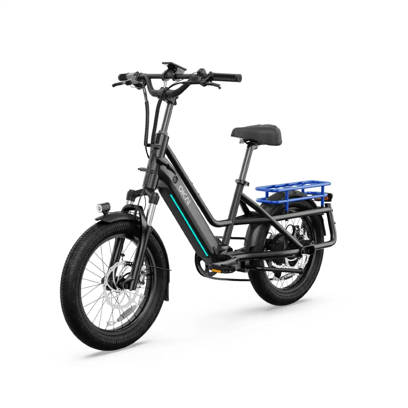 OKAI E-Kargo EB70 Cargo Utility eBike 440 lbs Weight Capacity OKAI E-Kargo EB70 Cargo Utility eBike 440 lbs Weight Capacity