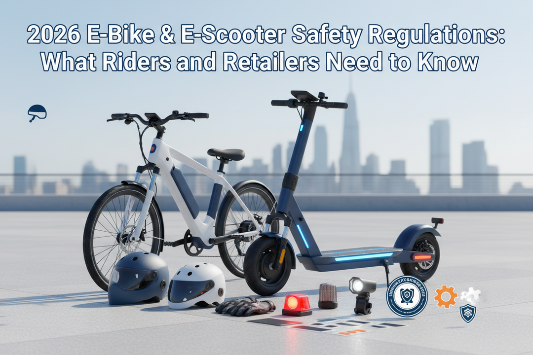 2026 E-Bike & E-Scooter Safety Regulations: What Riders and Retailers Need to Know