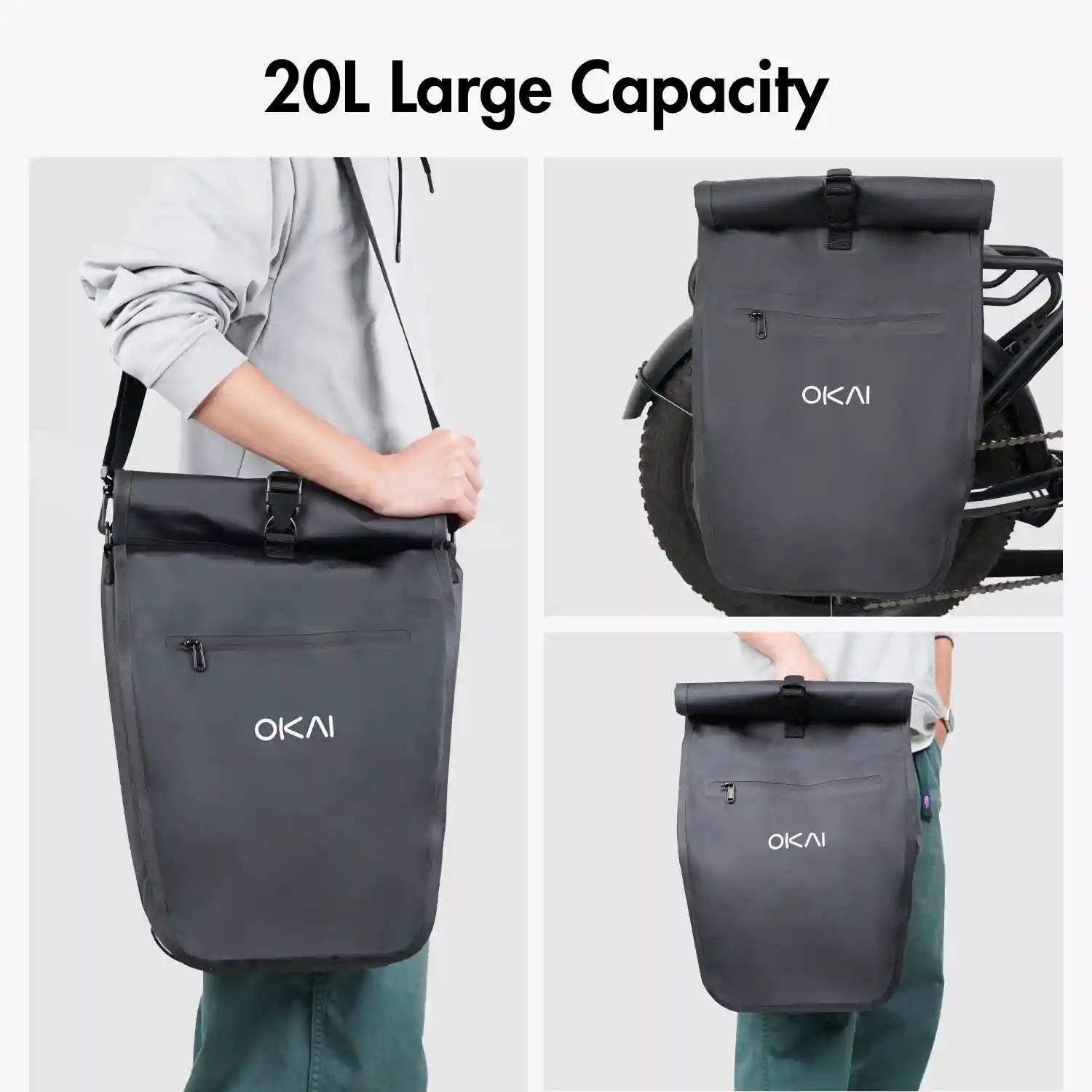 Waterproof Bike Panniers (2 Pack)