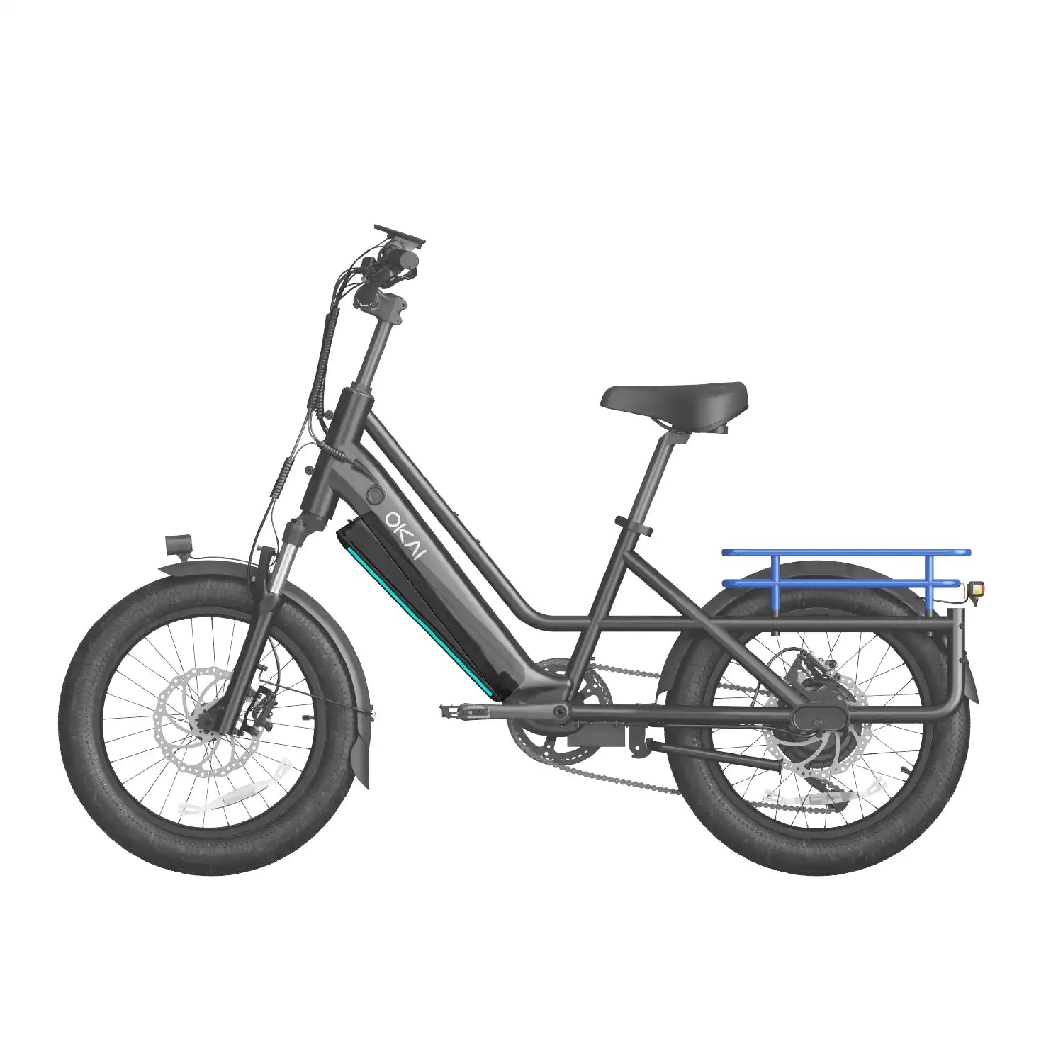 OKAI E-Kargo EB70 Cargo Utility eBike – 440 lb Weight Capacity 🎁 Buy Now and Receive FREE Saddle Bags at Checkout