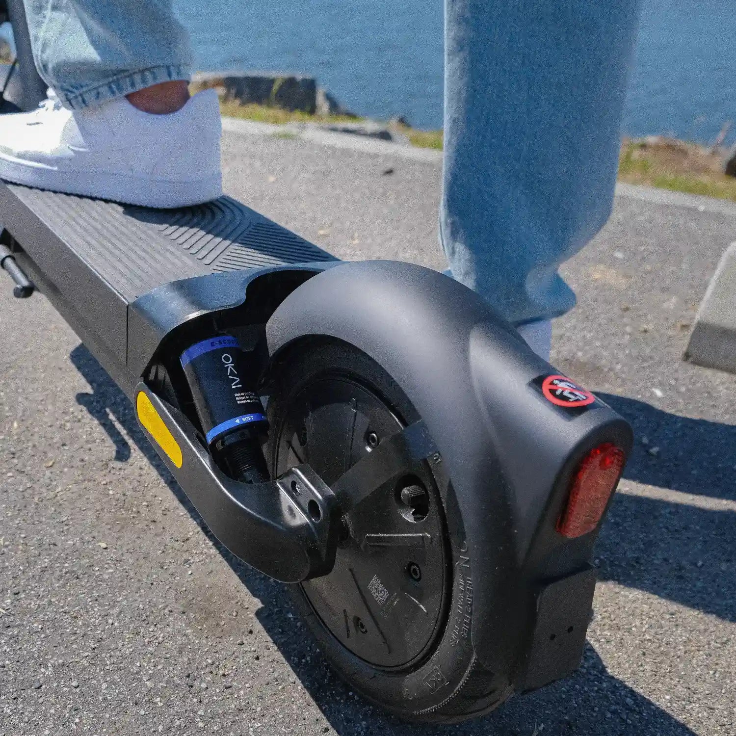 Es40 Rear Panel OKAI NEON Ultra ES40 E-Scooter -High-Performance City Scooter