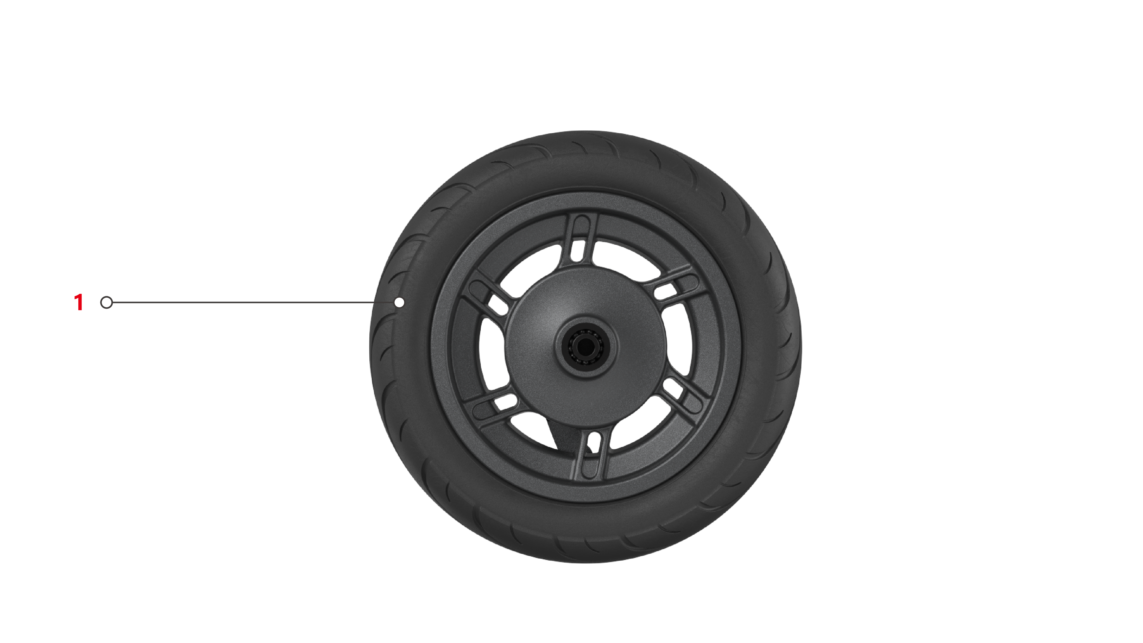 OKAI OEM EA10A/C Front Wheel Assembly