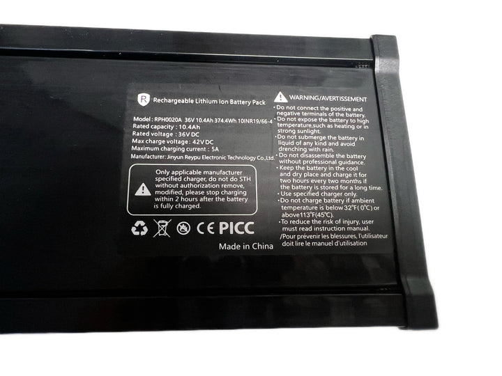 OKAI OEM GEN 2 EA10A Battery replacement (36V 10.4AH)2010100157